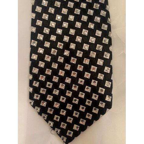 Black w/Rhinestone Necktie